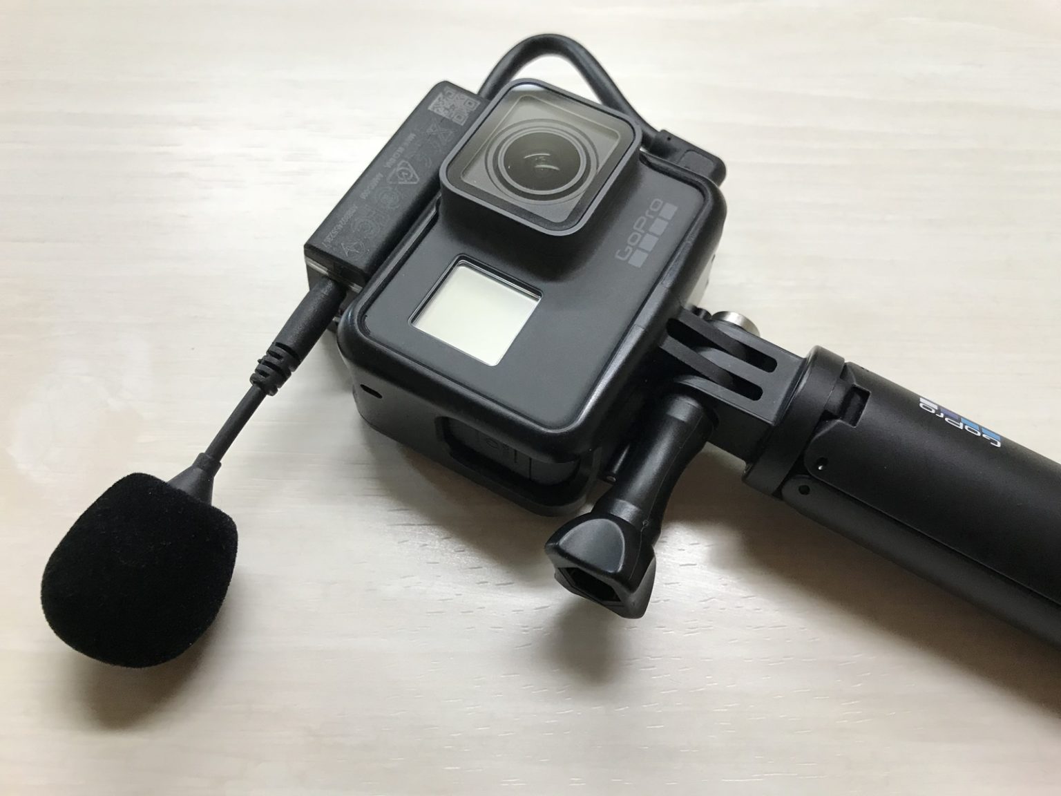 GoPro HERO6 Blackを外部マイク化したのでレビューする！