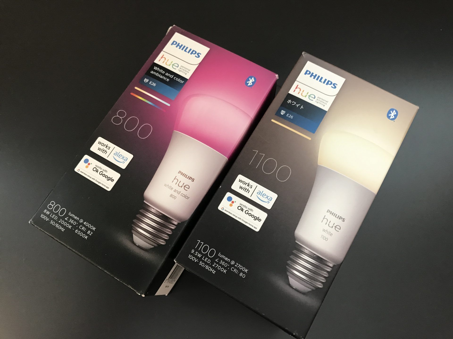 2個】Philips Hue フルカラー 永い E26電球 75W型相当